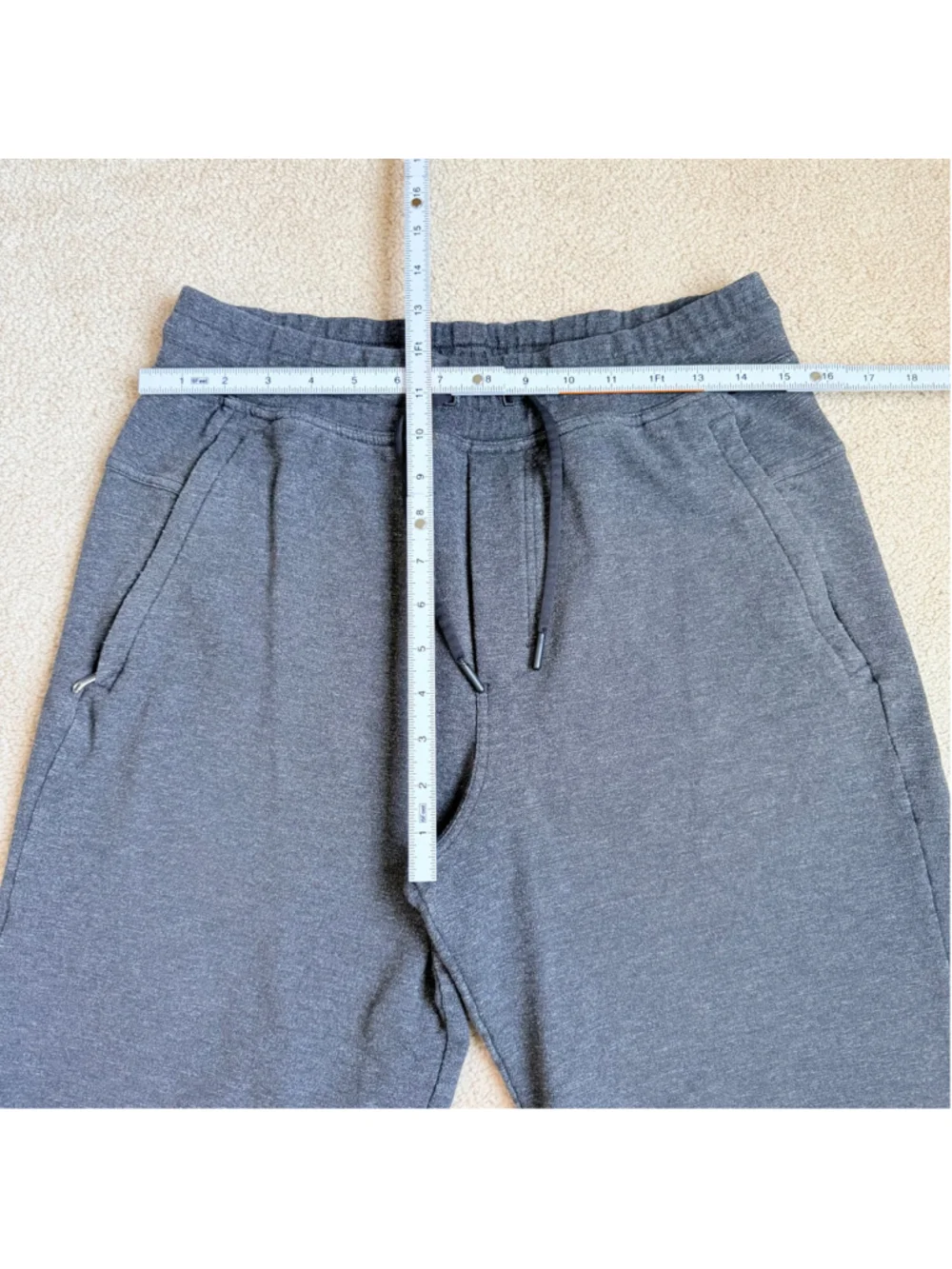 Lululemon Athletica City Sweat Shorts Men's Size Medium Grey Athletic Activewear